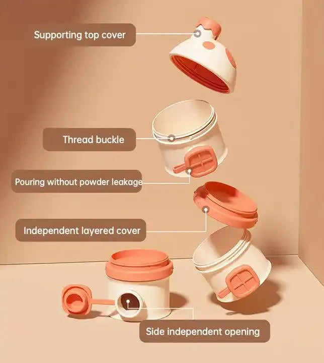 Baby Formula Food Storage Box Moisture Sealed - Bear Hugs