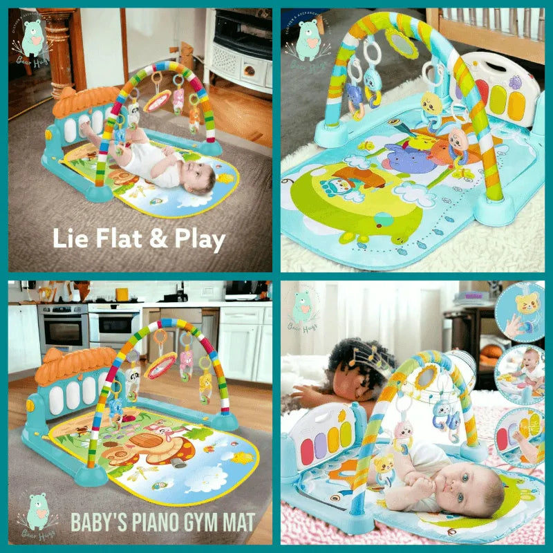 Baby's Fun Piano Gym Mat - Bear Hugs