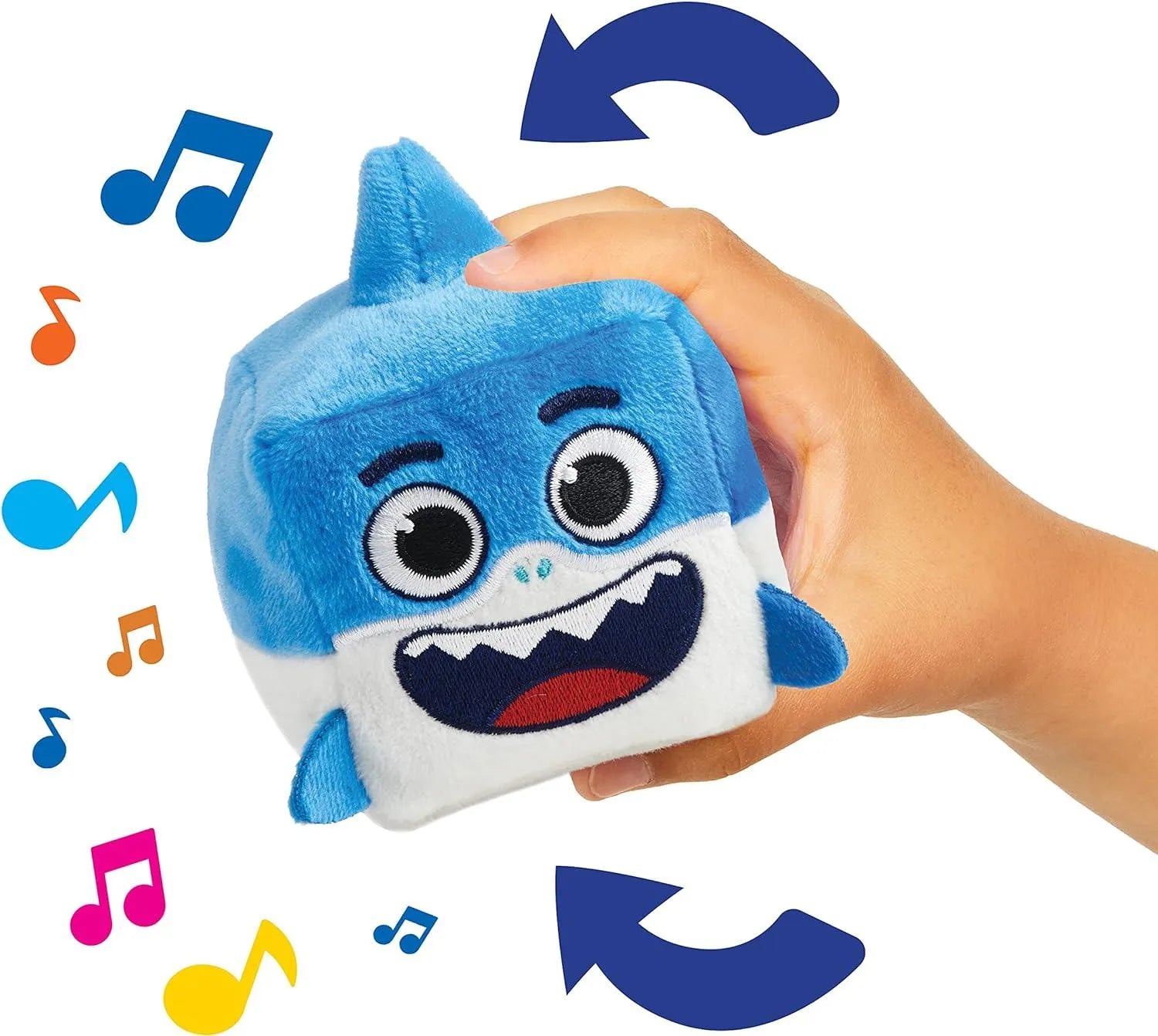 Baby Shark Singing Cube Plushie - Bear Hugs