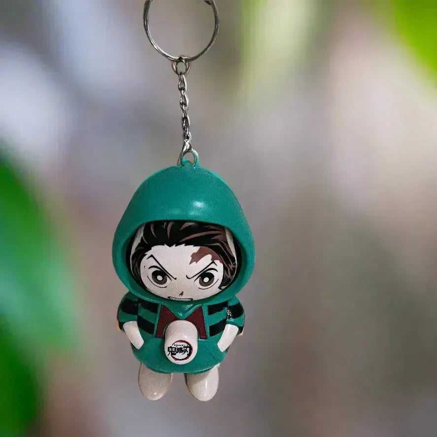 Tanjiro Kamado Face-Changing Keychain