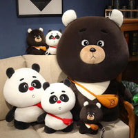 Bag Panda and Bear Plushies - Bear Hugs