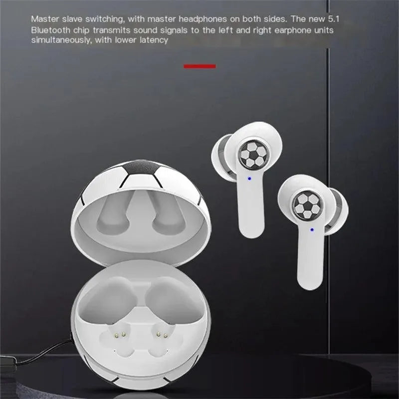 Ball Shaped TWS Sports Wireless Earbuds - Bear Hugs