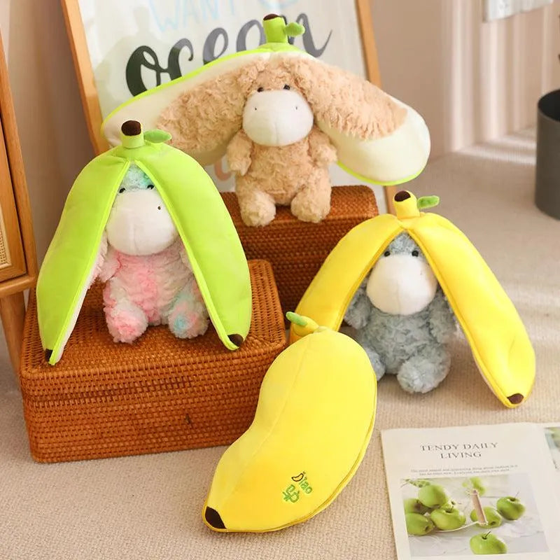 Banana Donkey Plushie - Bear Hugs