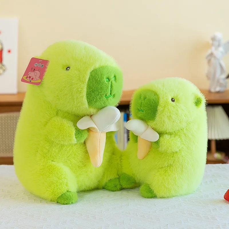 Banana Green Capybara Plushie - Bear Hugs