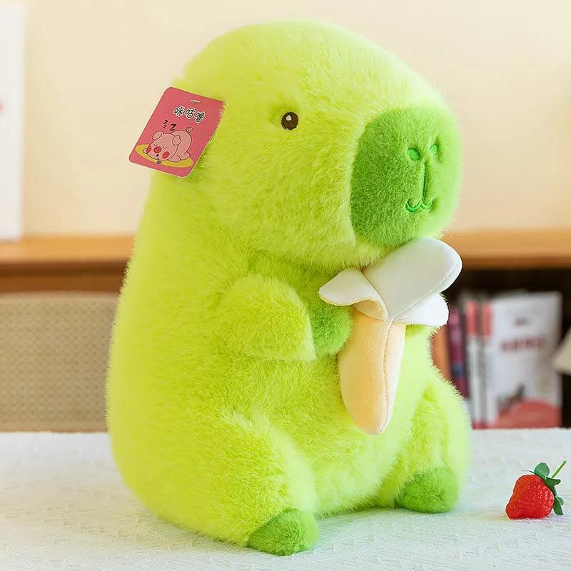 Banana Green Capybara Plushie - Bear Hugs