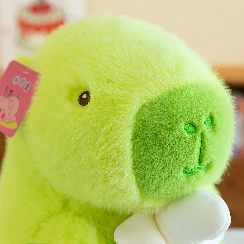 Banana Green Capybara Plushie - Bear Hugs