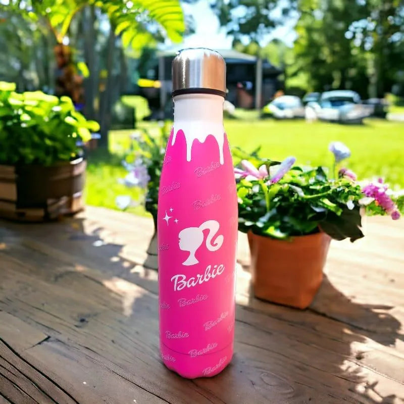 Barbie Cola Metal Water Bottle (500 ml) - Bear Hugs