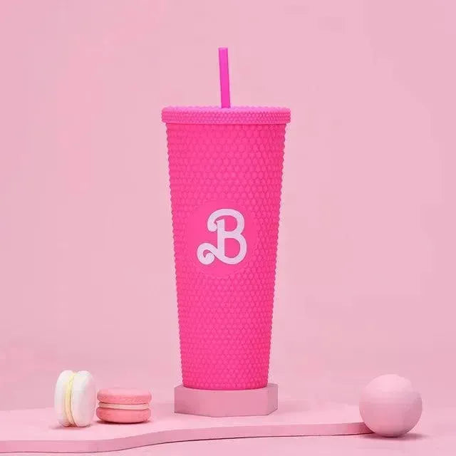 Starbucks studded outlets tumbler Barbie pink