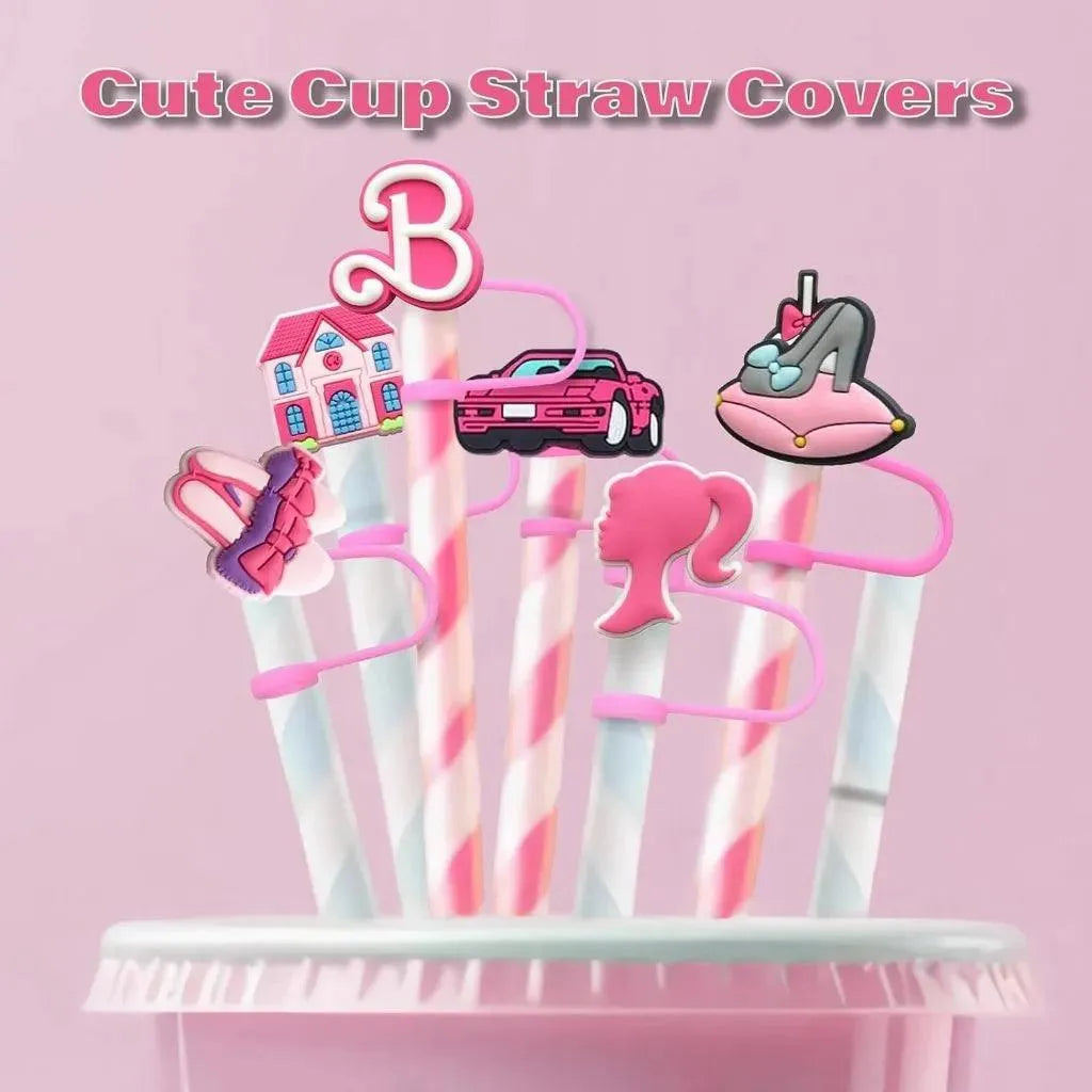 Barbie Style Straw Caps for Stanley Tumblers (Set of 2) - Bear Hugs