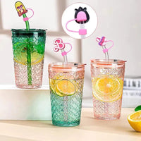 Barbie Style Straw Caps for Stanley Tumblers (Set of 2) - Bear Hugs