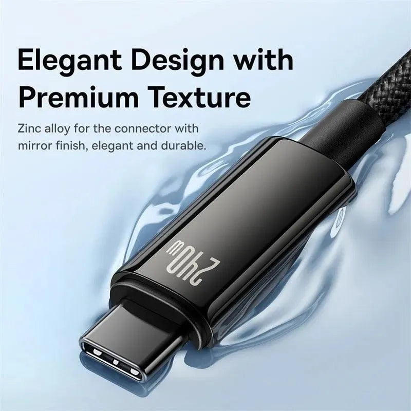 Baseus 240W USB Type-C Data Cable - Bear Hugs