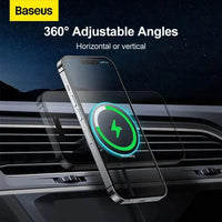 Baseus 40W Magnetic Car Wireless Charger Phone Stand - Bear Hugs