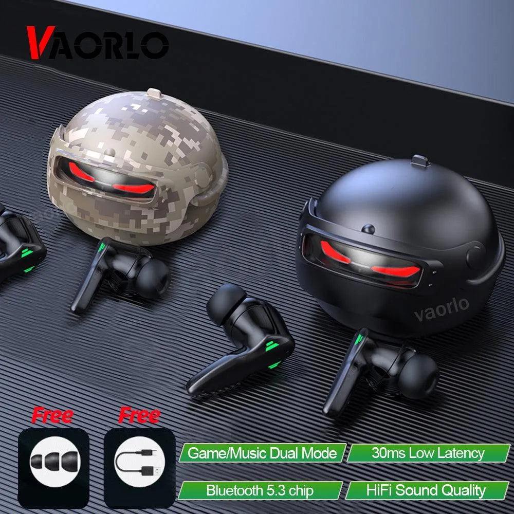 Battleground Helmet Camo TWS Gaming Earphones - Bear Hugs