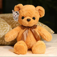 Ribbon Tie Stuffed Teddy (35 cm)