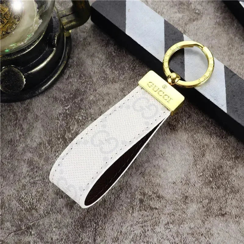 Signature Loop Premium Leather Keychain