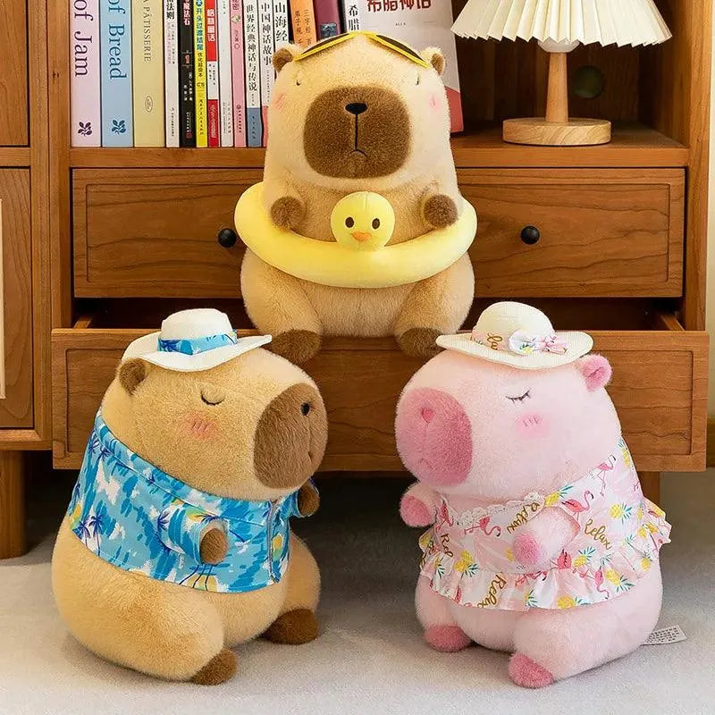 Beach Style Capybara Plushie - Bear Hugs