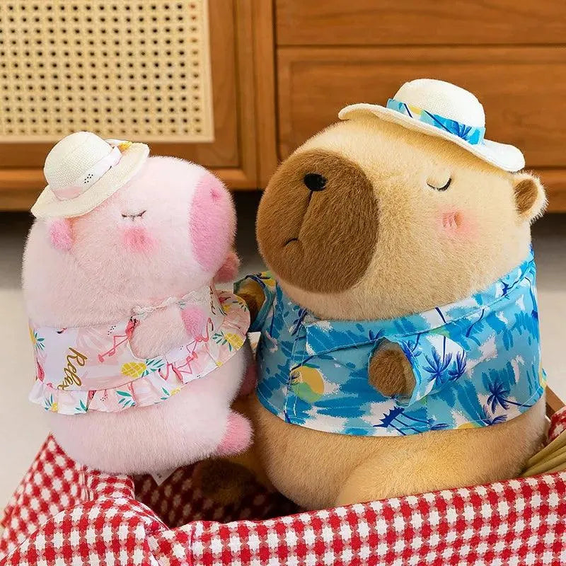 Beach Style Capybara Plushie - Bear Hugs