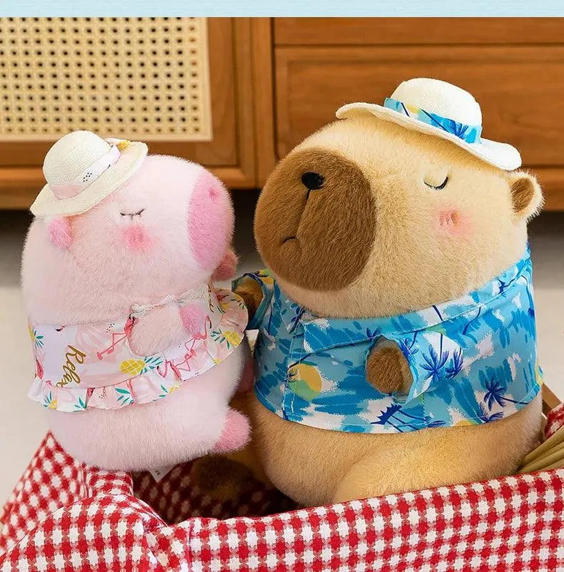 Beach Style Capybara Plushie - Bear Hugs