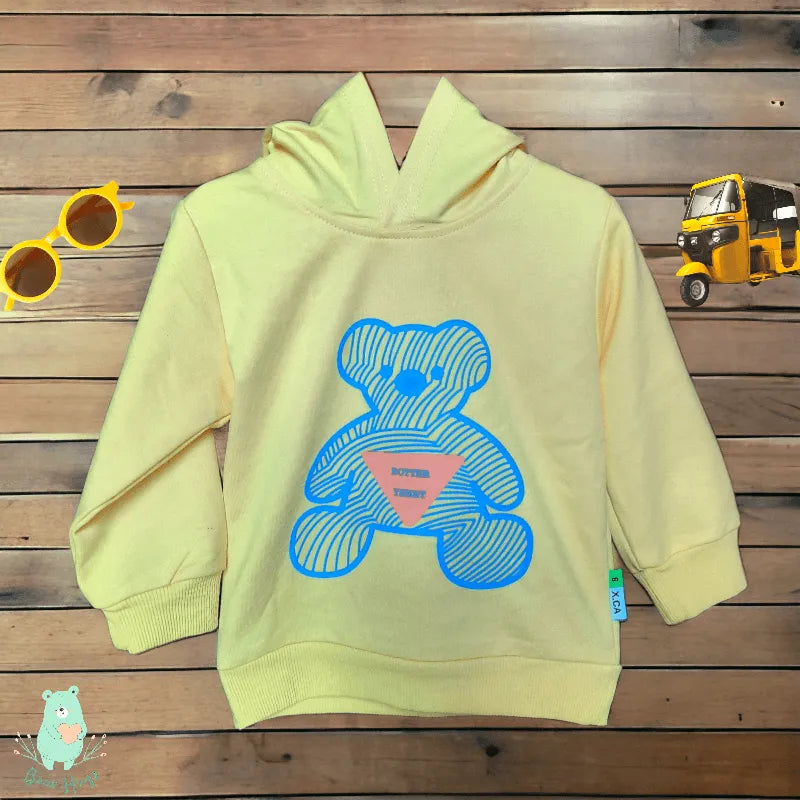 Bear Hooded T-shirt - Bear Hugs