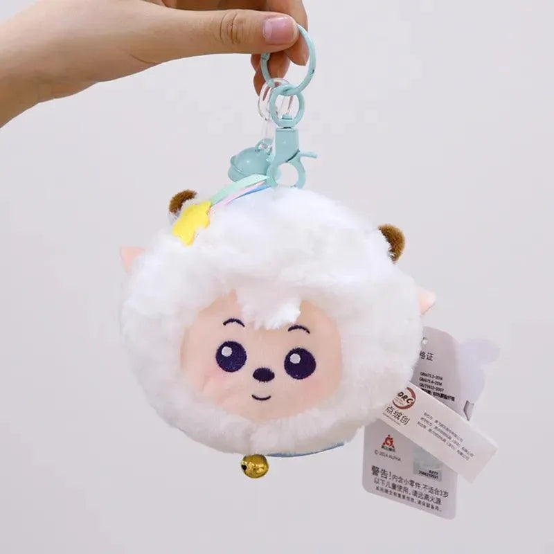 Beautiful Lamb Plush Doll Keychain - Bear Hugs