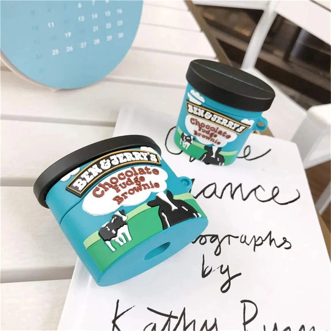 Ben & Jerry's Ice Cream Protective Case (For Airpods) - Bear Hugs