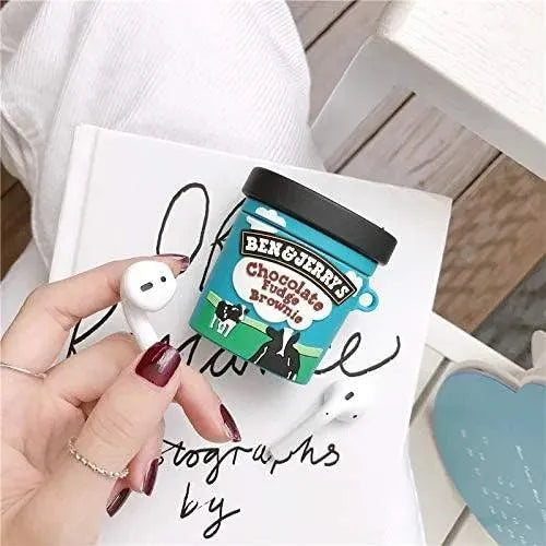 Ben & Jerry's Ice Cream Protective Case (For Airpods) - Bear Hugs