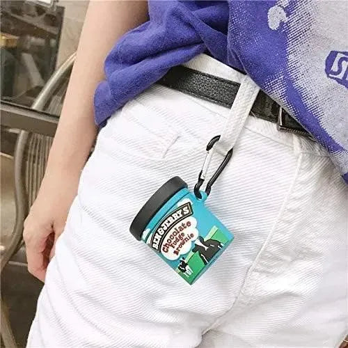 Ben & Jerry's Ice Cream Protective Case (For Airpods) - Bear Hugs