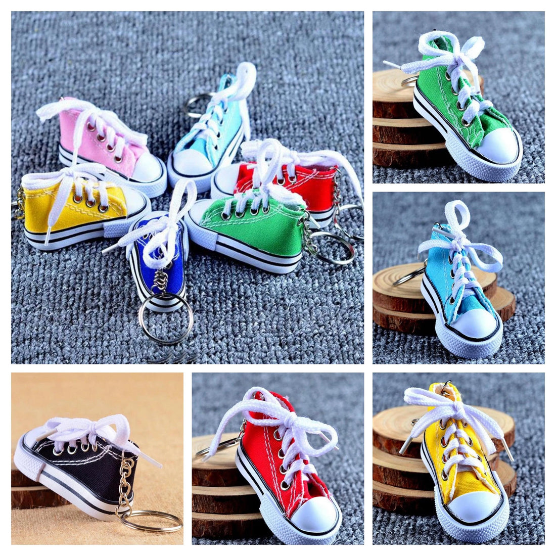 Bicycle Foot Support Small Shoes Keychain - Bear Hugs