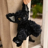 Big-Eared Black Cat Plushie (30 cm) - Bear Hugs