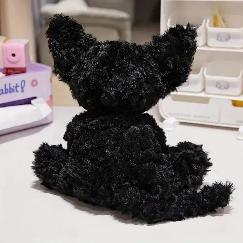 Big-Eared Black Cat Plushie (30 cm) - Bear Hugs