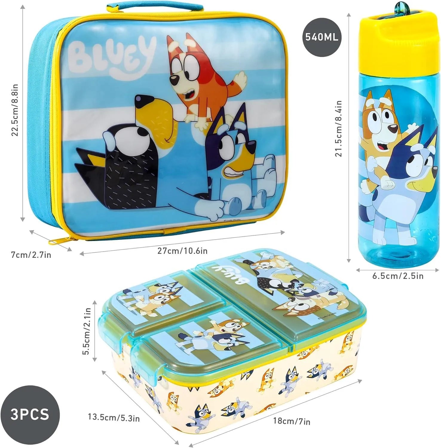 Bluey Kids Lunch Box Bag - Bear Hugs