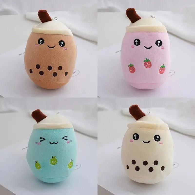 Boba Milk Tea Plush Keychain (Set of 4) - Bear Hugs