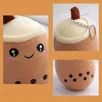 Boba Milk Tea Plush Keychain (Set of 4) - Bear Hugs