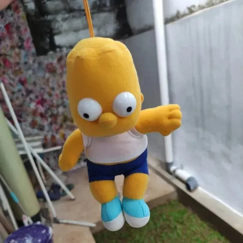 Simpsons Sticky Buddies Plush Keychain