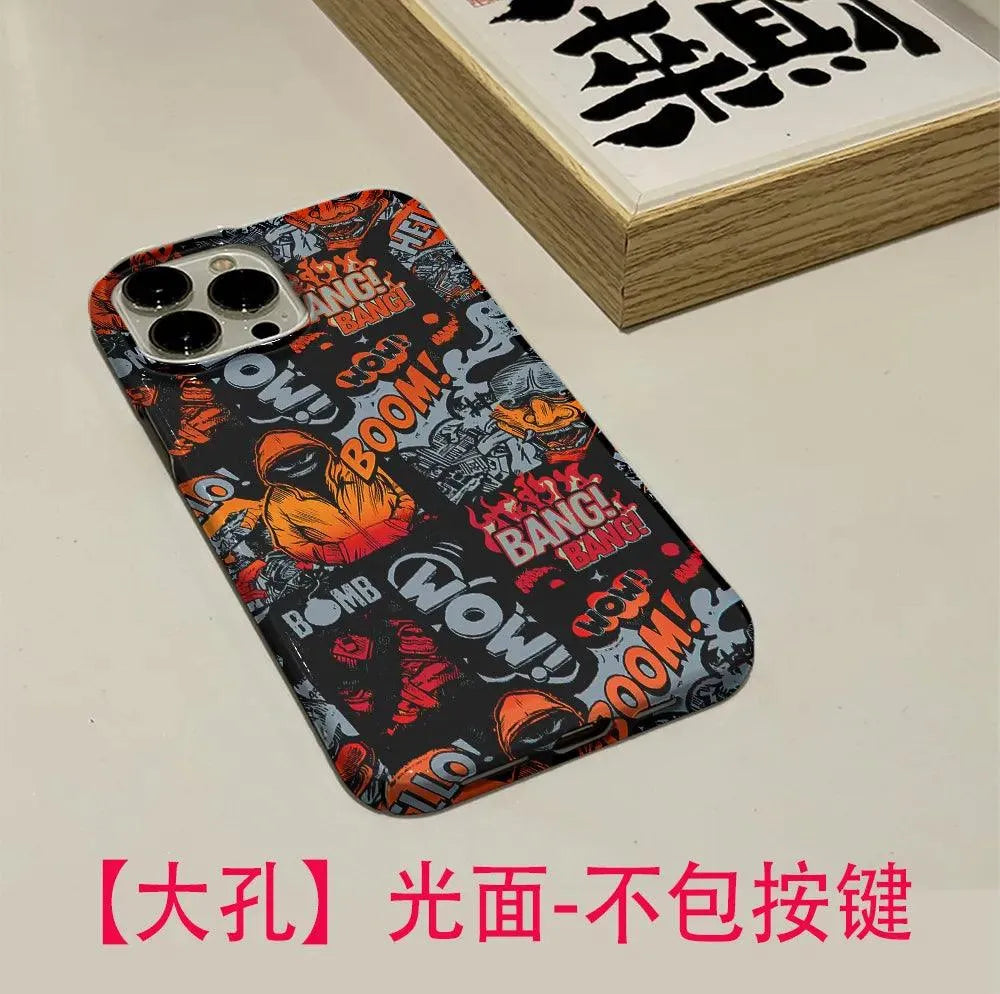 Boom Bang Graffiti iPhone Case (For iPhones) - Bear Hugs