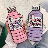 Boys Tears Bottle Phone Case (For iPhones) - Bear Hugs