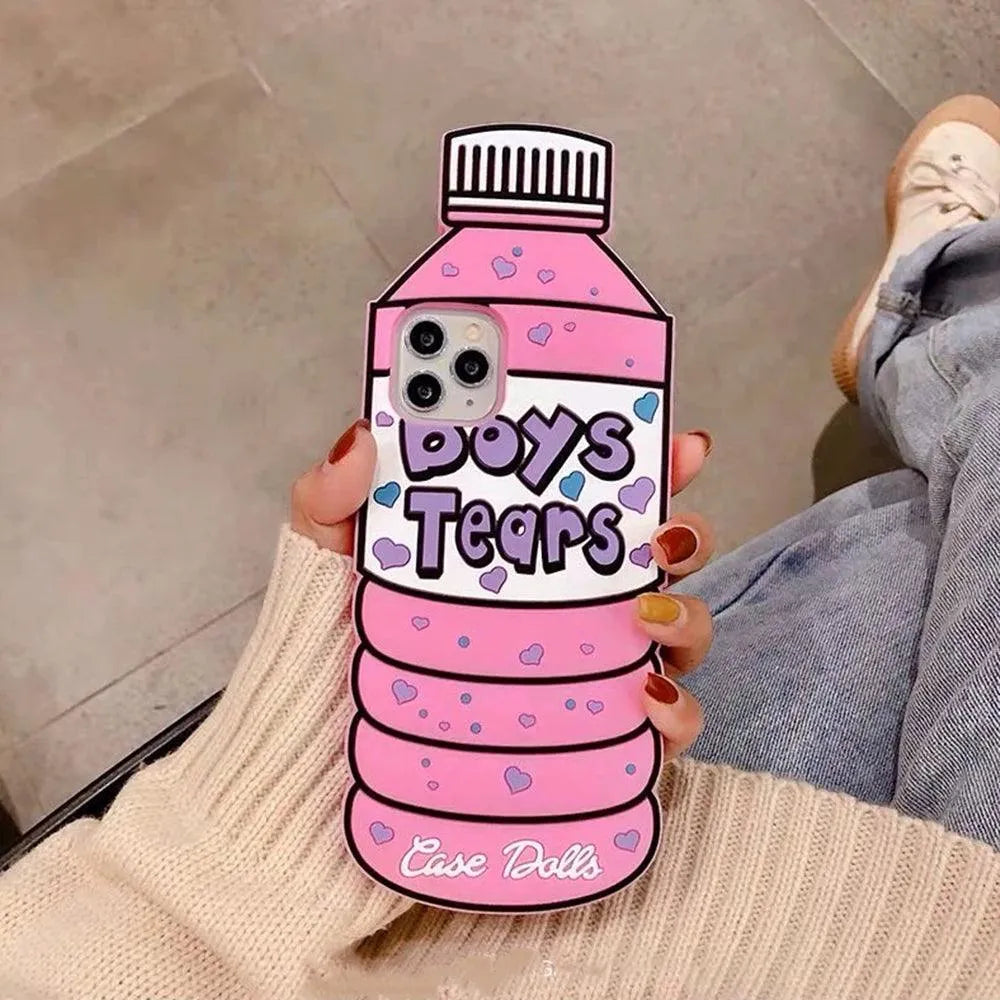 Boys Tears Bottle Phone Case (For iPhones) - Bear Hugs