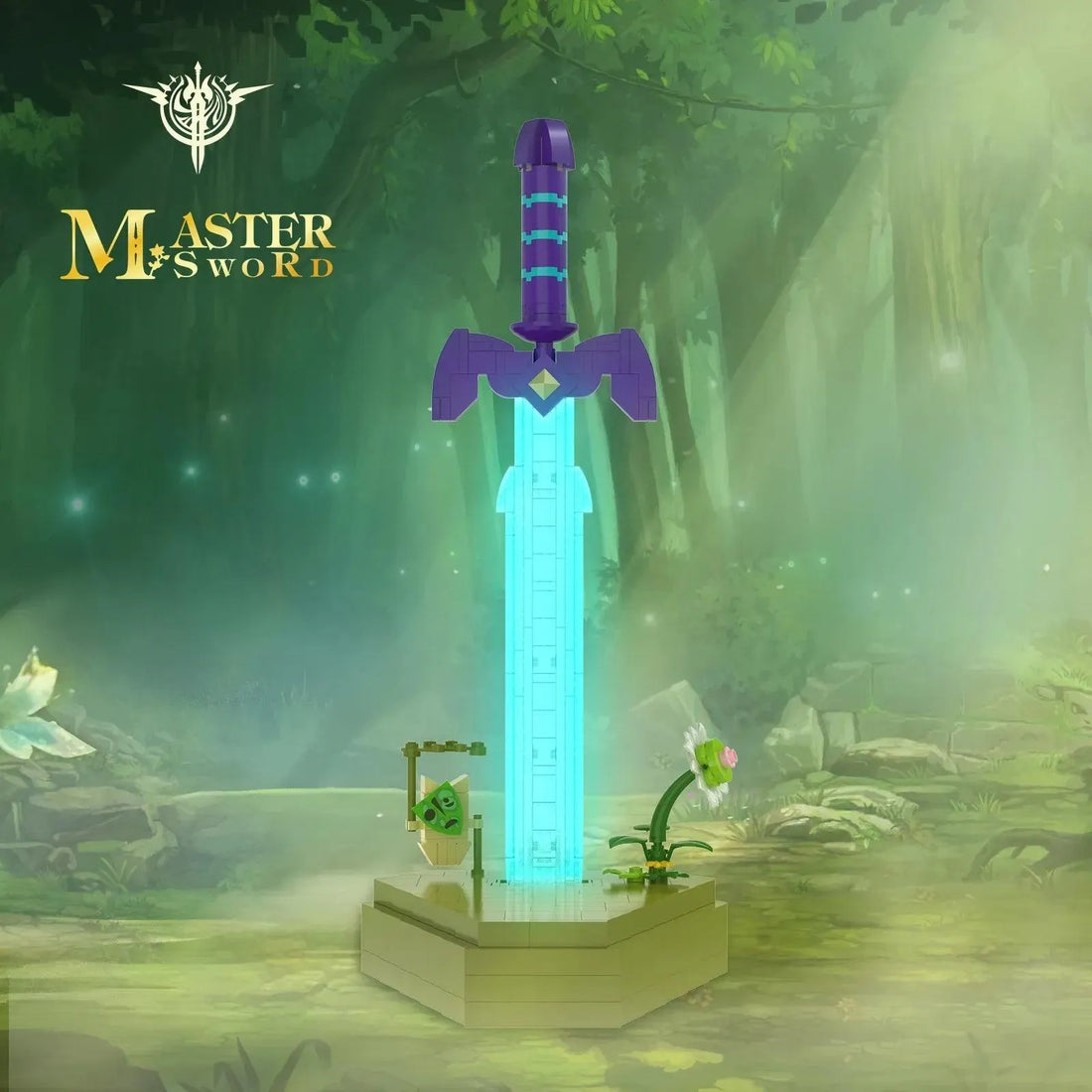 Breath of the Wild Luminous Master Sword Building Blocks - Bear Hugs