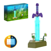 Breath of the Wild Luminous Master Sword Building Blocks - Bear Hugs