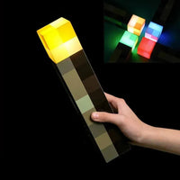 Brownstone Minecraft Torch Night Light - Bear Hugs