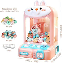 Bunny and Bear Mini Arcade Claw Machine - Bear Hugs