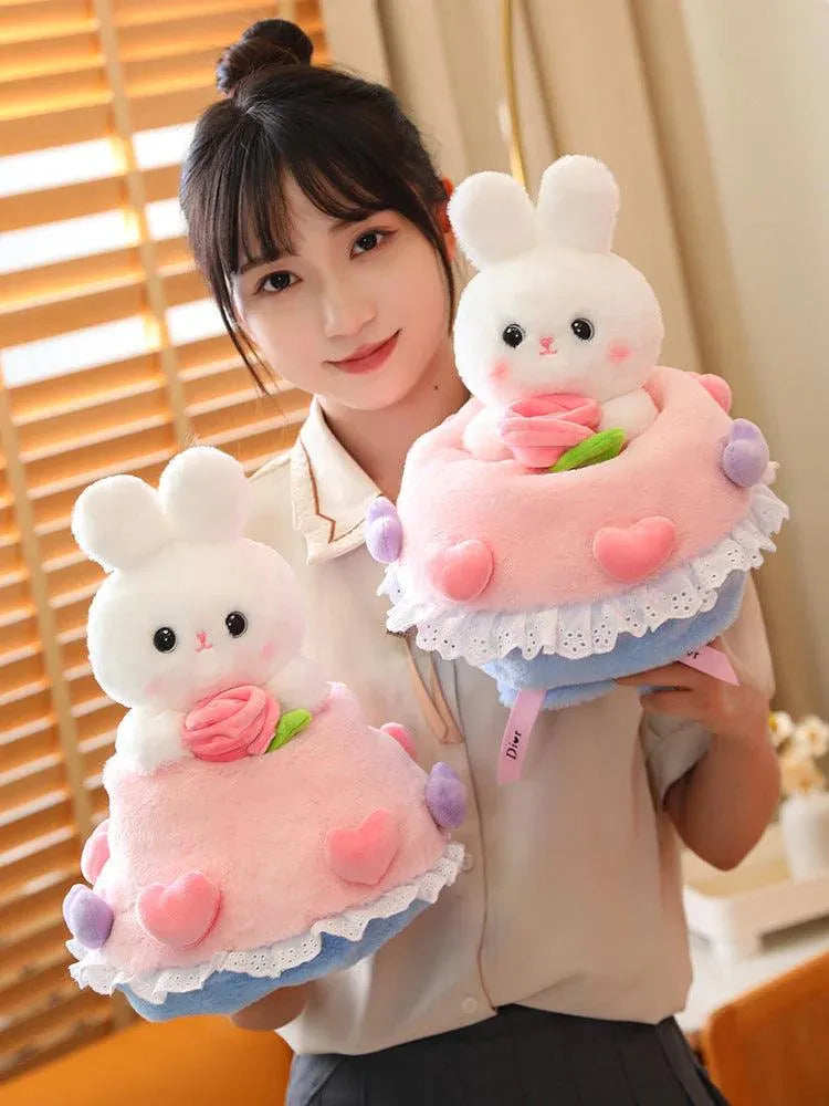 Bunny Blossom: Transforming Rabbit to Bouquet Plush Toy - Bear Hugs