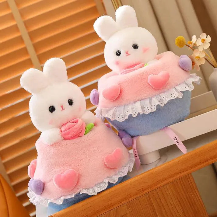 Bunny Blossom: Transforming Rabbit to Bouquet Plush Toy - Bear Hugs