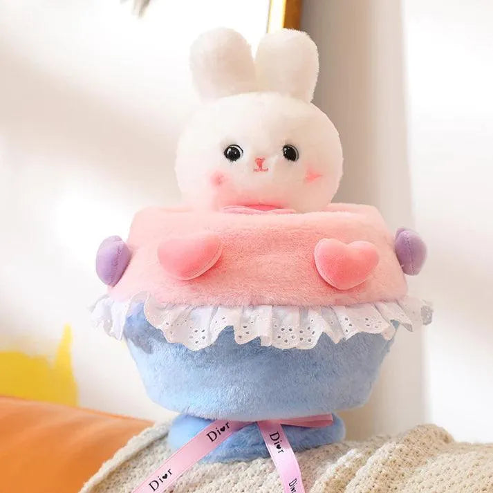 Bunny Blossom: Transforming Rabbit to Bouquet Plush Toy - Bear Hugs