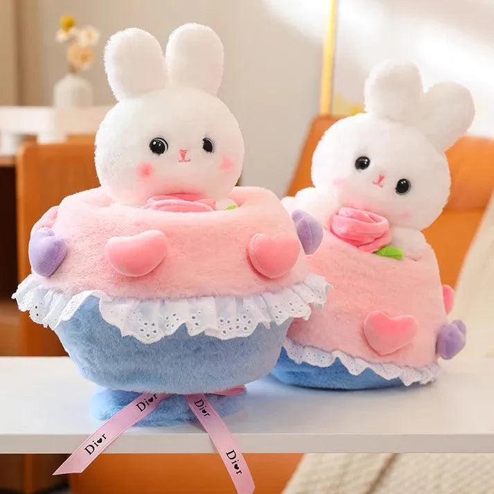 Bunny Blossom: Transforming Rabbit to Bouquet Plush Toy - Bear Hugs