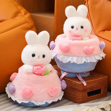 Bunny Blossom: Transforming Rabbit to Bouquet Plush Toy - Bear Hugs