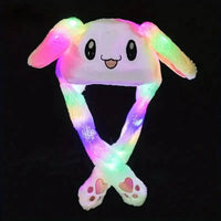 Bunny Plush Ear Moving Hat with Lights - Bear Hugs