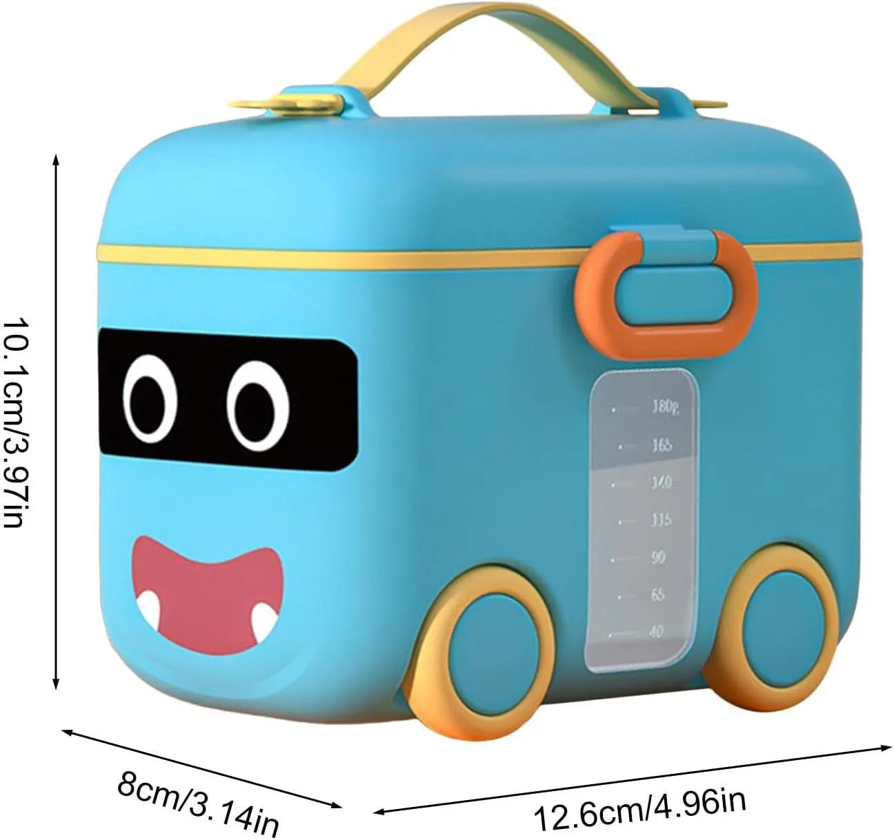 Bus Shaped Baby Food Storage Container With Spoon - Bear Hugs