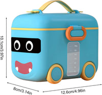 Bus Shaped Baby Food Storage Container With Spoon - Bear Hugs