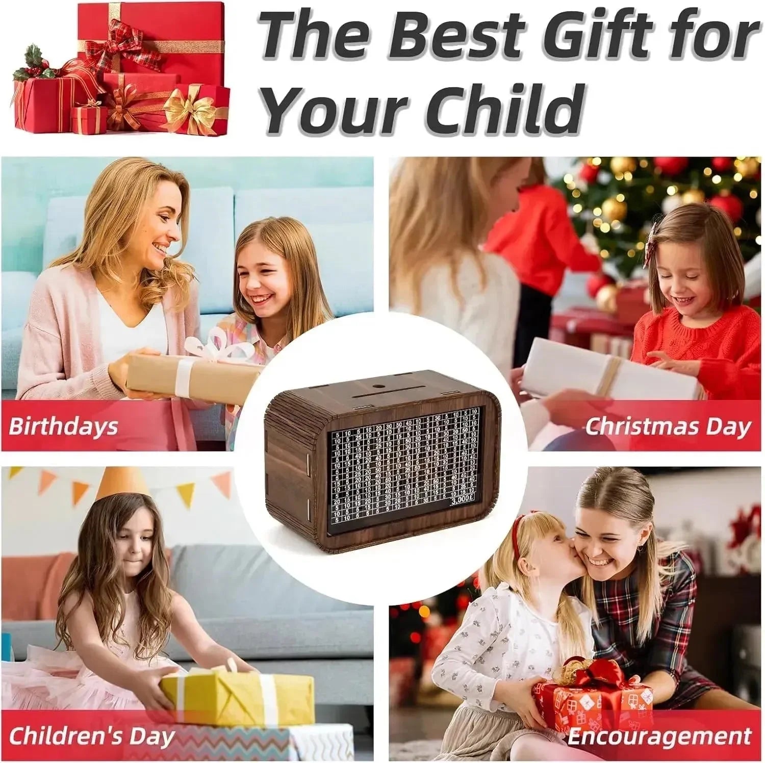 1 Lakh Savings Challenge Piggy Bank - Bear Hugs